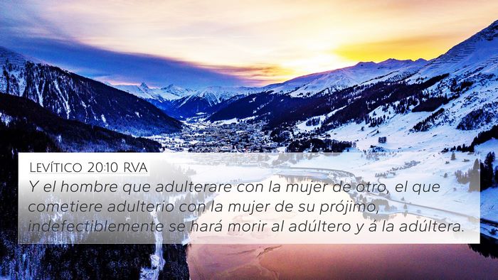 Levítico 20:10 RVA Bible Verse Image