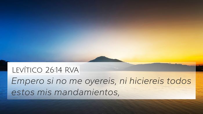 Levítico 26:14 RVA Bible Verse Image