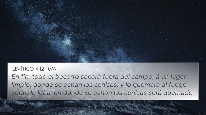 Levítico 4:12 RVA Bible Verse Image