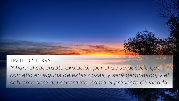 Levítico 5:13 RVA Bible Verse Image