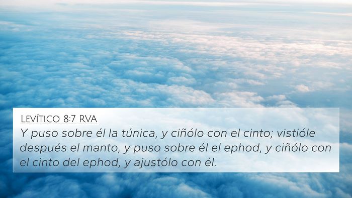 Levítico 8:7 RVA Bible Verse Image