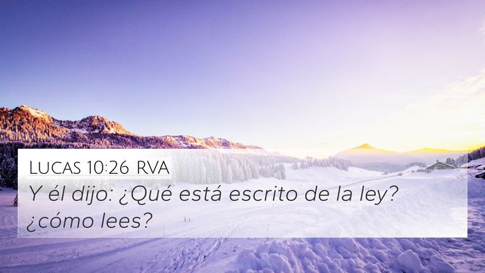 Lucas 10:26 RVA Bible Verse Image