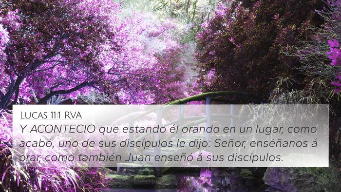 Lucas 11:1 RVA Bible Verse Image