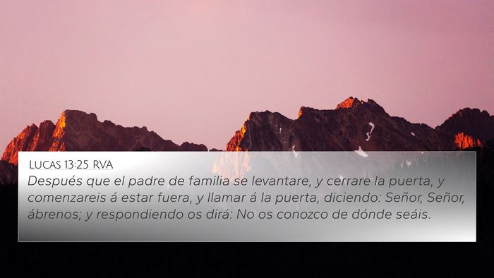 Lucas 13:25 RVA Bible Verse Image