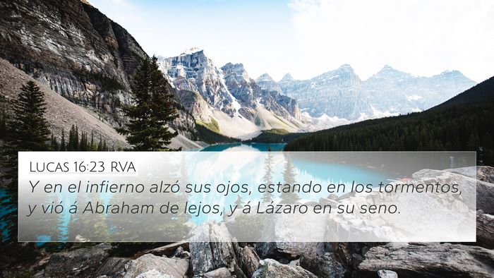 Lucas 16:23 RVA Bible Verse Image