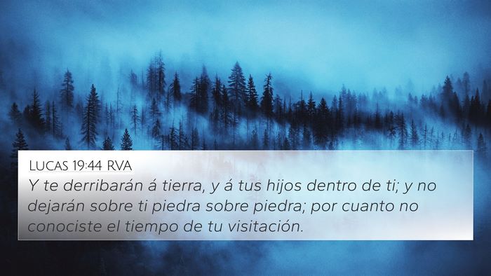 Lucas 19:44 RVA Bible Verse Image