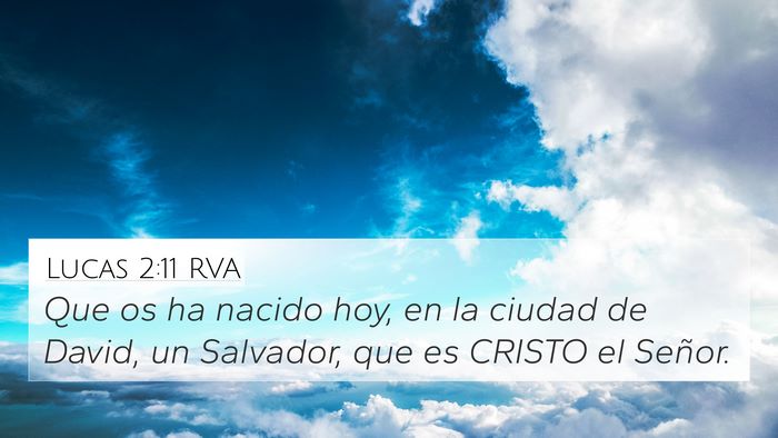 Lucas 2:11 RVA Bible Verse Image