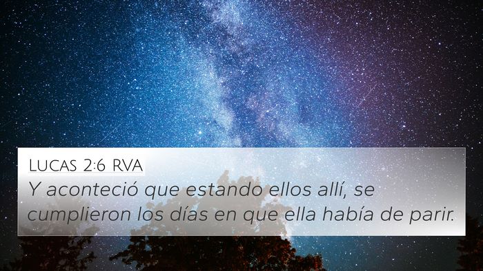 Lucas 2:6 RVA Bible Verse Image