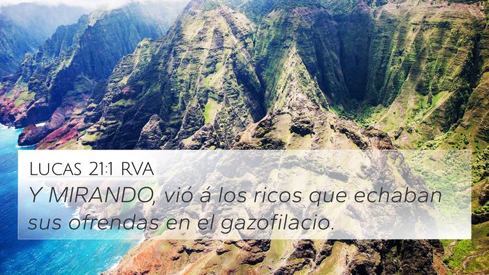 Lucas 21:1 RVA Bible Verse Image