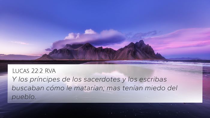 Lucas 22:2 RVA Bible Verse Image