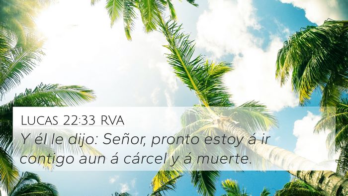 Lucas 22:33 RVA Bible Verse Image