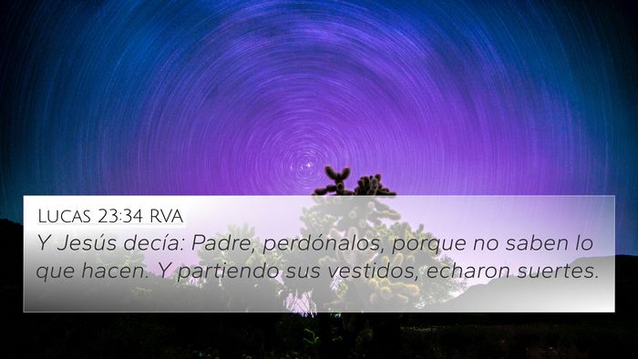 Lucas 23:34 RVA Bible Verse Image