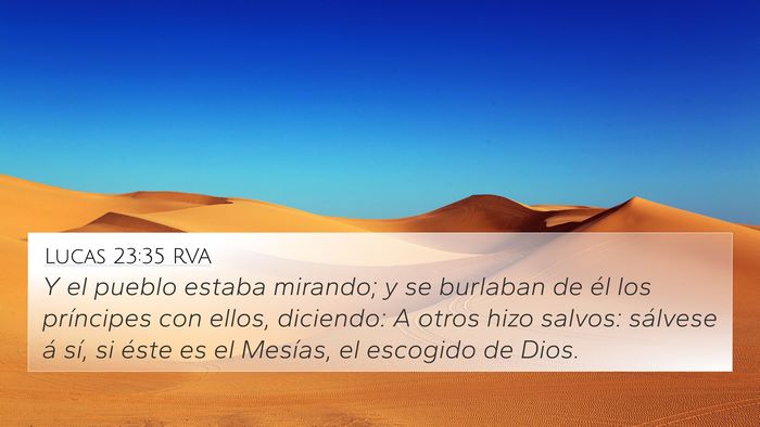 Lucas 23:35 RVA Bible Verse Image