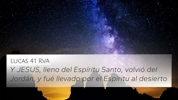 Lucas 4:1 RVA Bible Verse Image