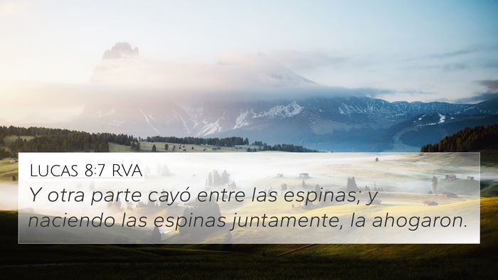 Lucas 8:7 RVA Bible Verse Image