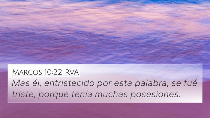 Marcos 10:22 RVA Bible Verse Image