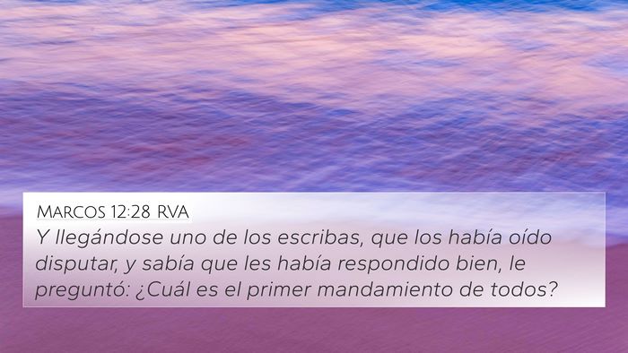 Marcos 12:28 RVA Bible Verse Image
