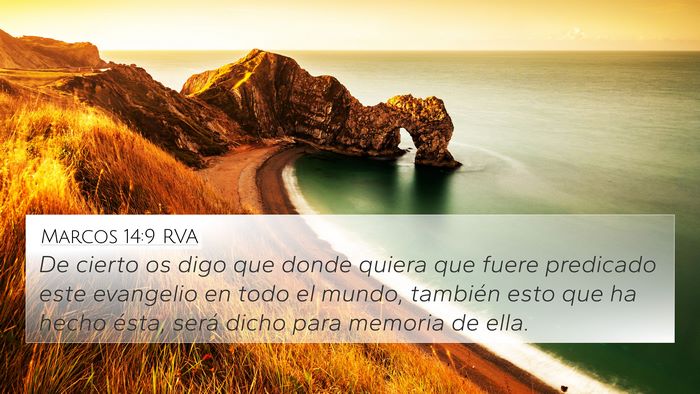 Marcos 14:9 RVA Bible Verse Image