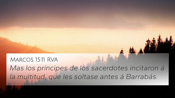 Marcos 15:11 RVA Bible Verse Image