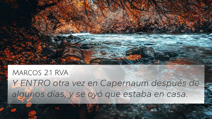 Marcos 2:1 RVA Bible Verse Image