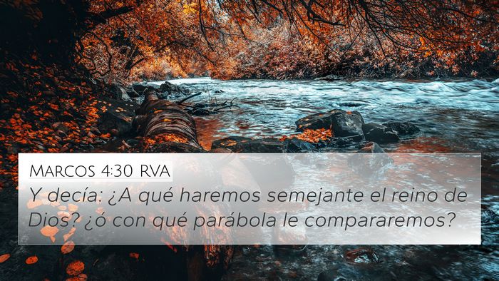 Marcos 4:30 RVA Bible Verse Image