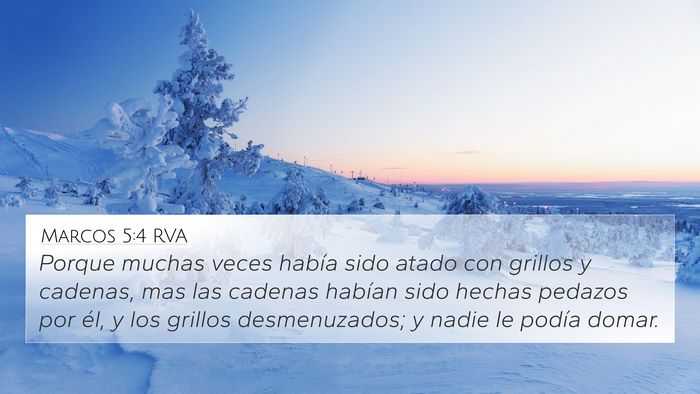 Marcos 5:4 RVA Bible Verse Image