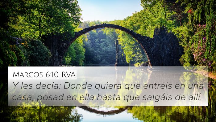 Marcos 6:10 RVA Bible Verse Image