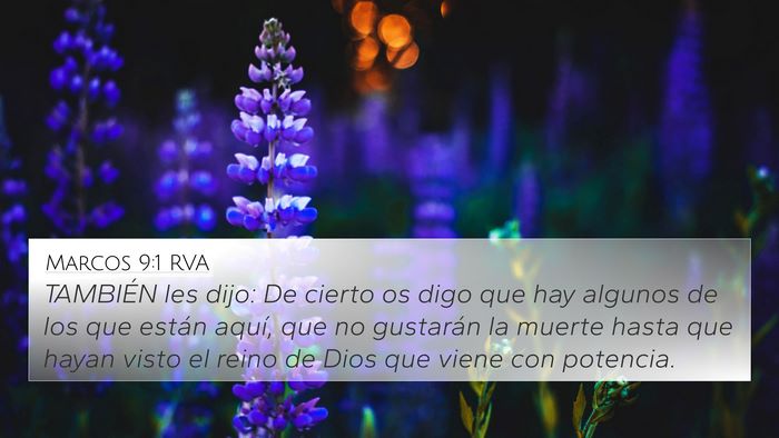Marcos 9:1 RVA Bible Verse Image