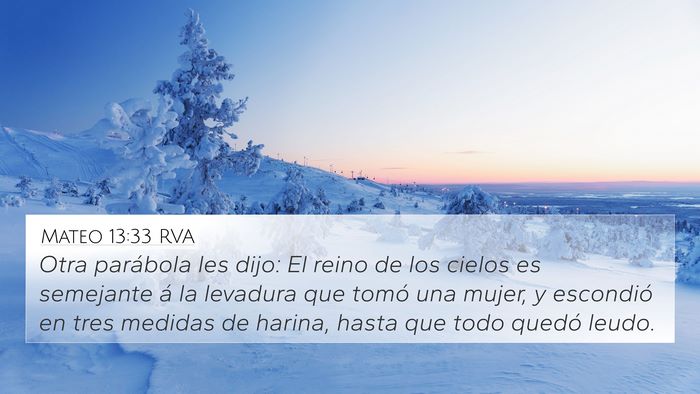 Mateo 13:33 RVA Bible Verse Image