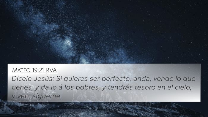 Mateo 19:21 RVA Bible Verse Image
