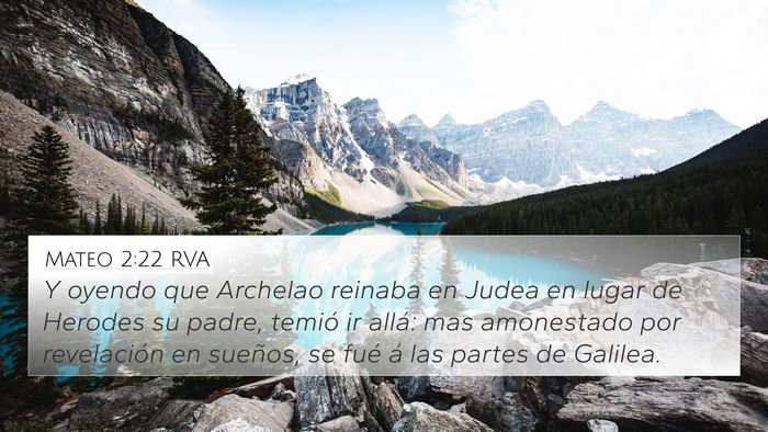 Mateo 2:22 RVA Bible Verse Image