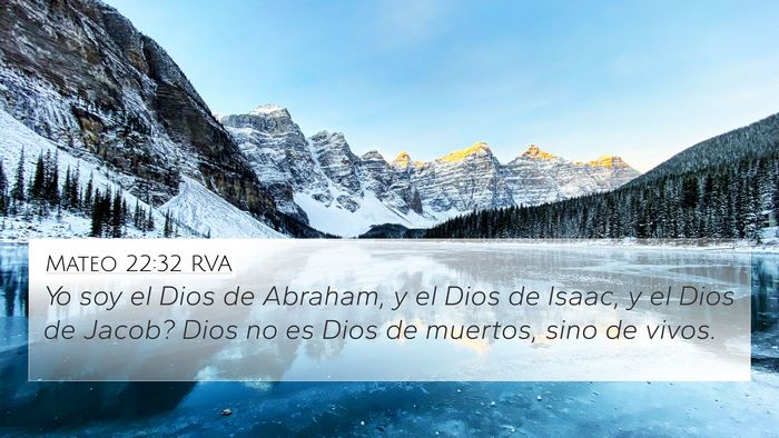 Mateo 22:32 RVA Bible Verse Image