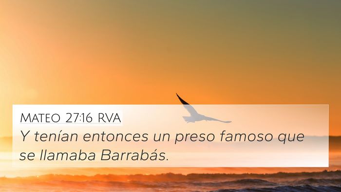 Mateo 27:16 RVA Bible Verse Image