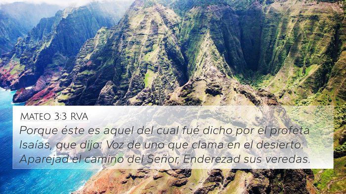 Mateo 3:3 RVA Bible Verse Image
