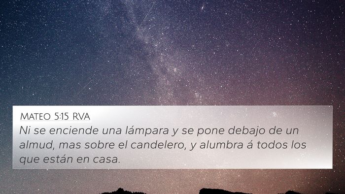Mateo 5:15 RVA Bible Verse Image