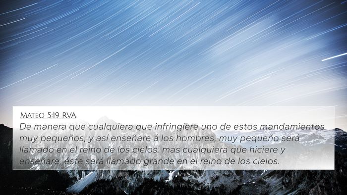 Mateo 5:19 RVA Bible Verse Image