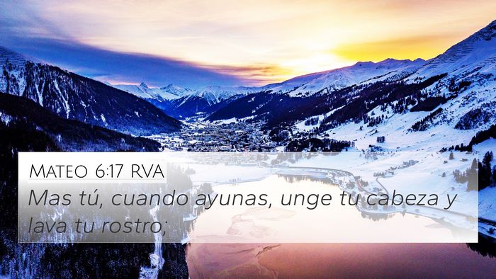 Mateo 6:17 RVA Bible Verse Image