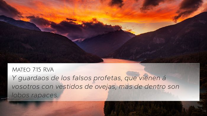 Mateo 7:15 RVA Bible Verse Image