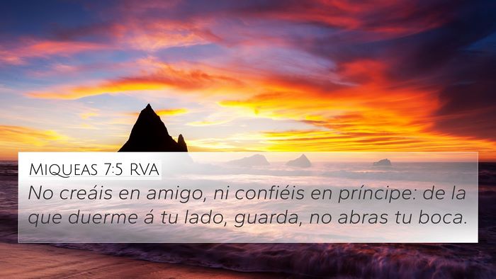 Miqueas 7:5 RVA Bible Verse Image