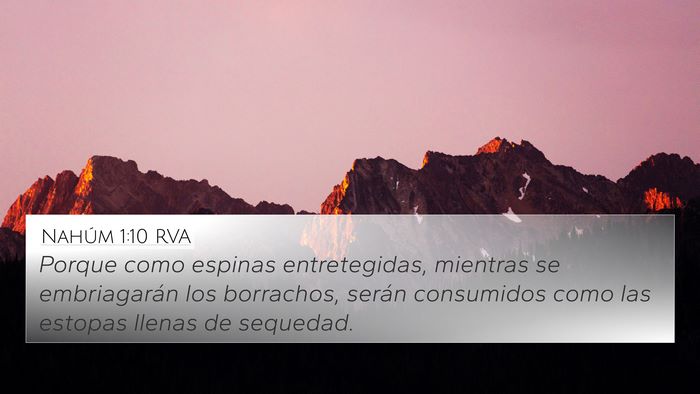 Nahúm 1:10 RVA Bible Verse Image