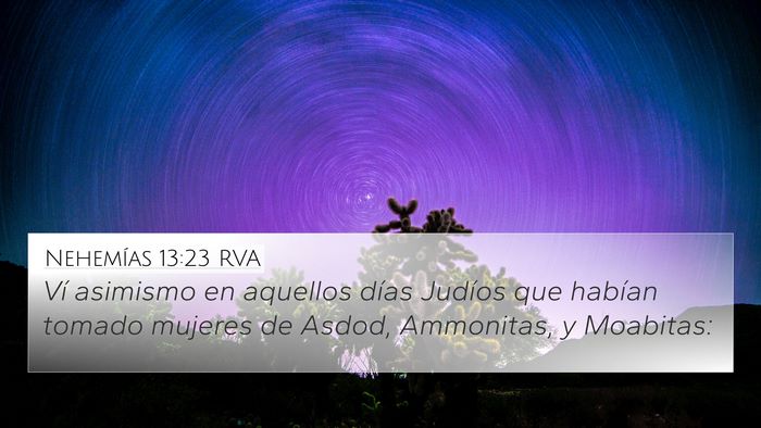 Nehemías 13:23 RVA Bible Verse Image
