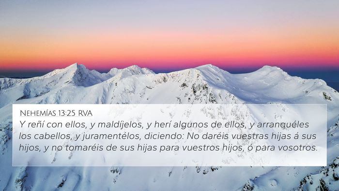 Nehemías 13:25 RVA Bible Verse Image