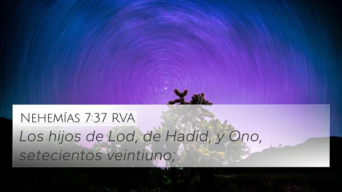 Nehemías 7:37 RVA Bible Verse Image