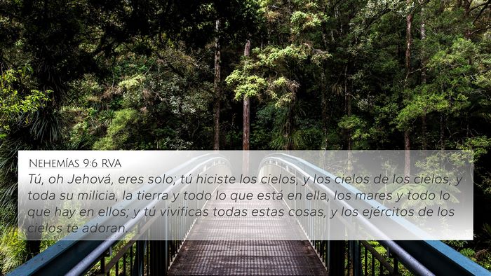 Nehemías 9:6 RVA Bible Verse Image