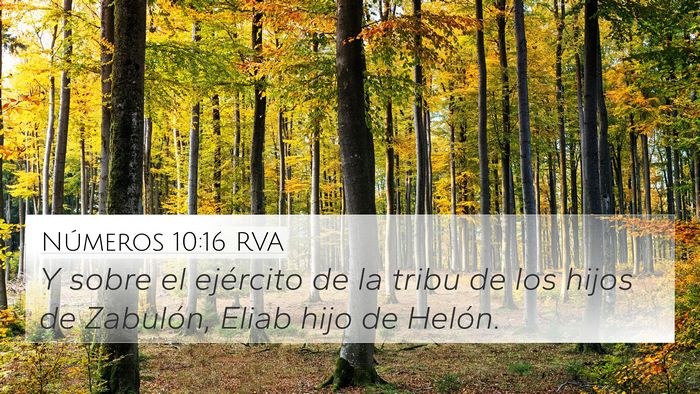 Números 10:16 RVA Bible Verse Image