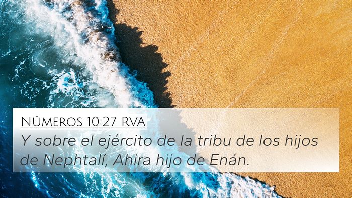 Números 10:27 RVA Bible Verse Image