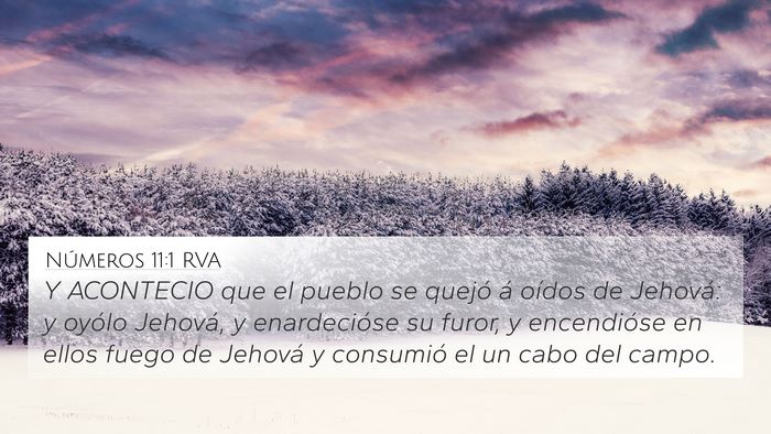 Números 11:1 RVA Bible Verse Image