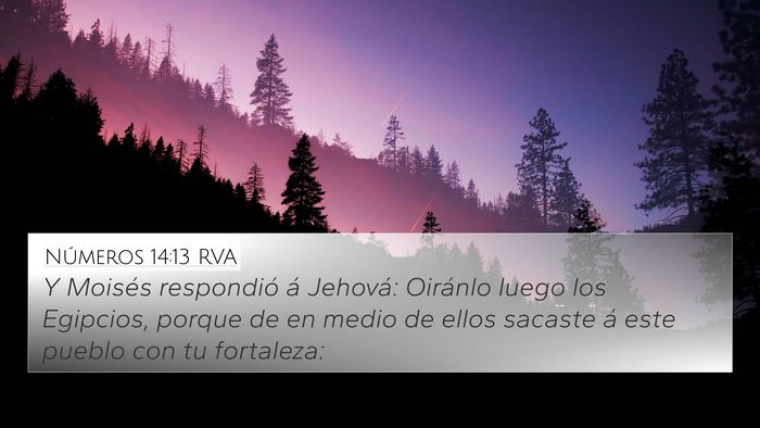 Números 14:13 RVA Bible Verse Image