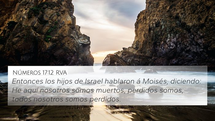 Números 17:12 RVA Bible Verse Image