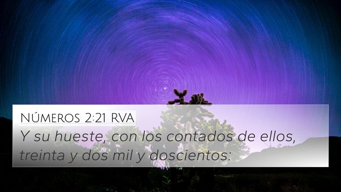 Números 2:21 RVA Bible Verse Image